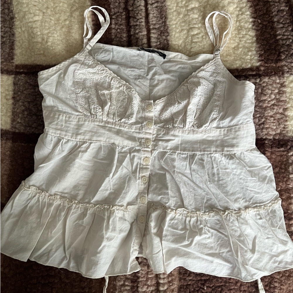 Brandy Melville dainty babydoll tank top